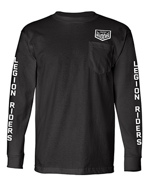 Long Sleeve Front/Back T-shirt (Riders Logo)